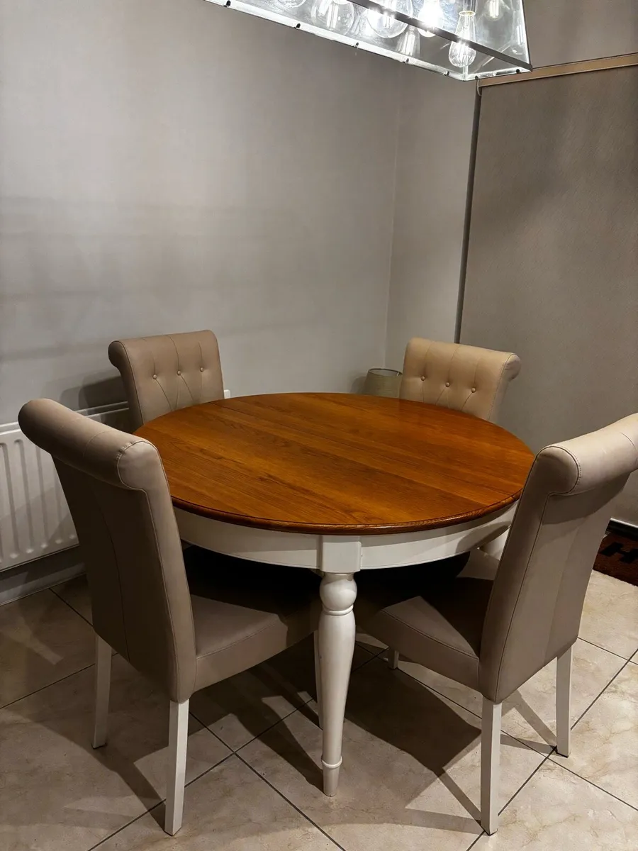 Versailles Extendable Dinning Table & 6 Chairs - Image 2