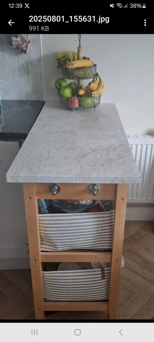 Kitchen Worktop/Trolley storage - Image 1