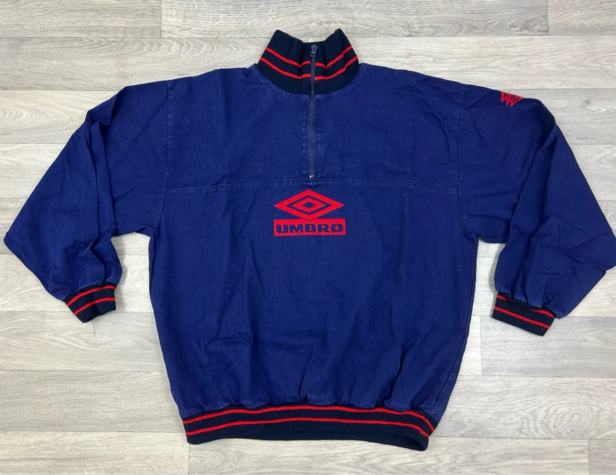 Vintage Umbro Pro Training Drill Top Sweatshirt - Image 1