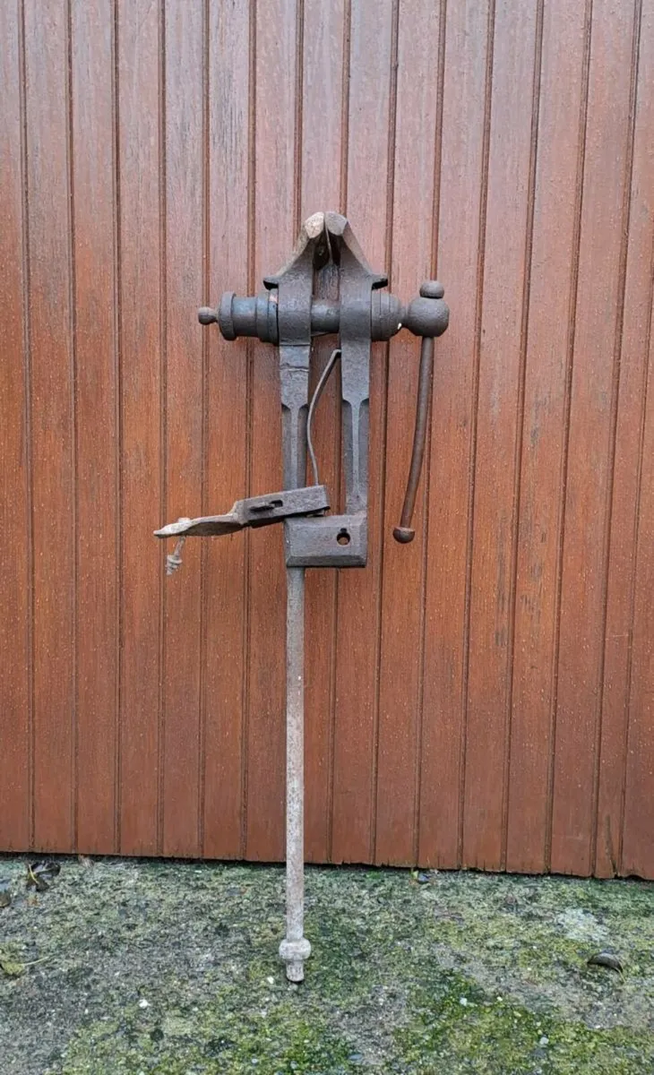 Vintage blacksmith vice