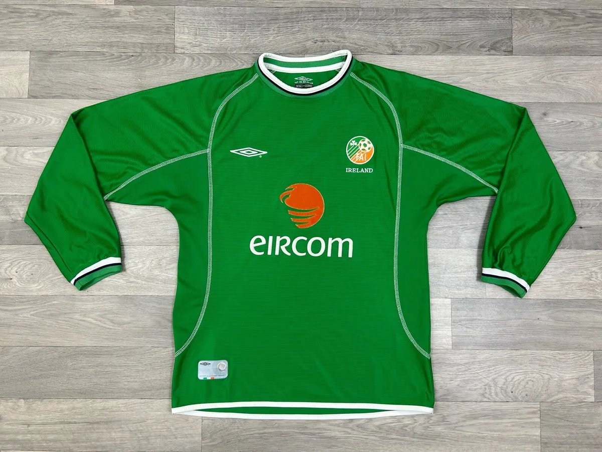Genuine Vintage 2001 Ireland Long Sleeve Jersey M - Image 1