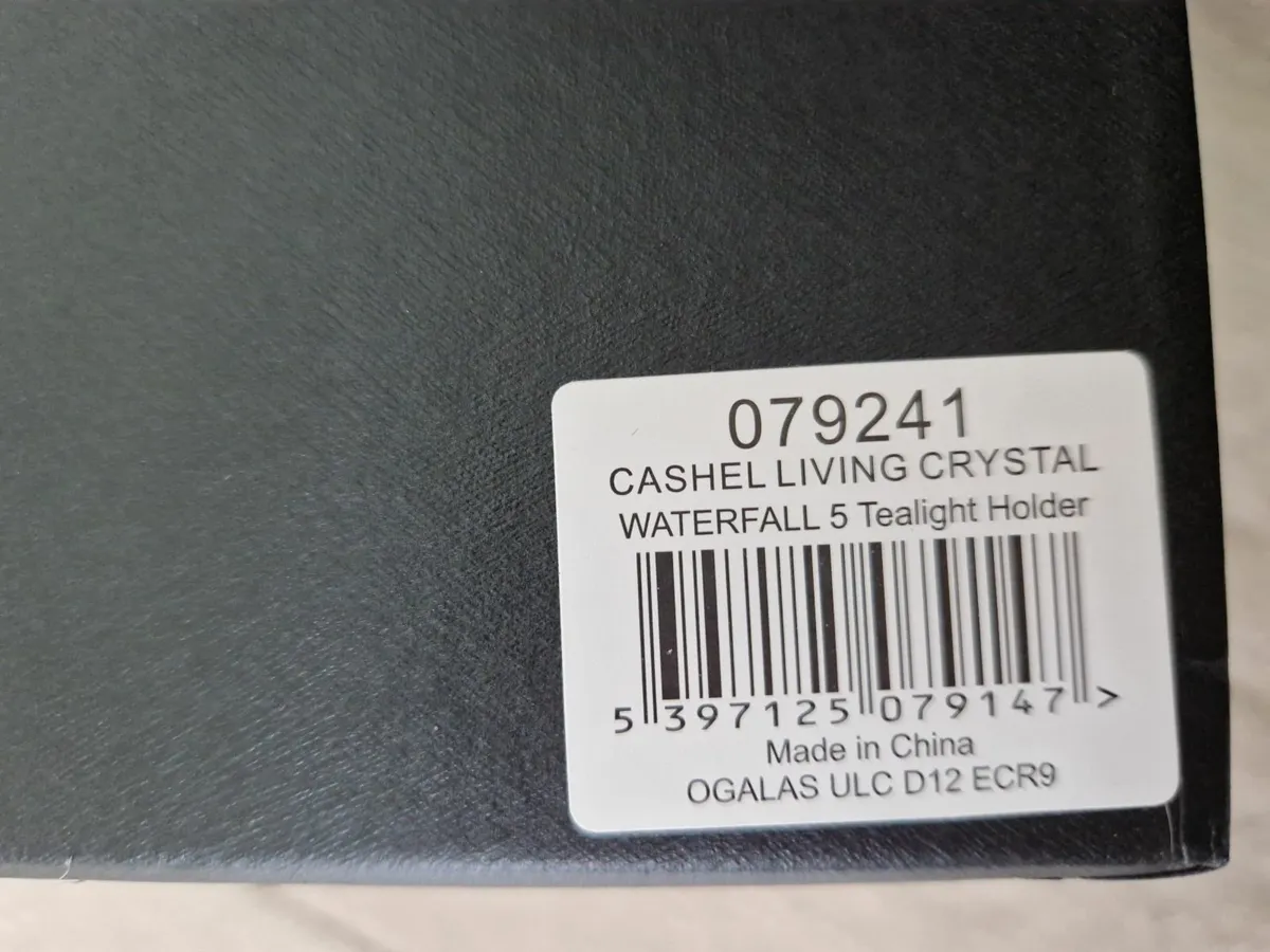 Cashel Living crystal waterfall 5 tealight holder - Image 4