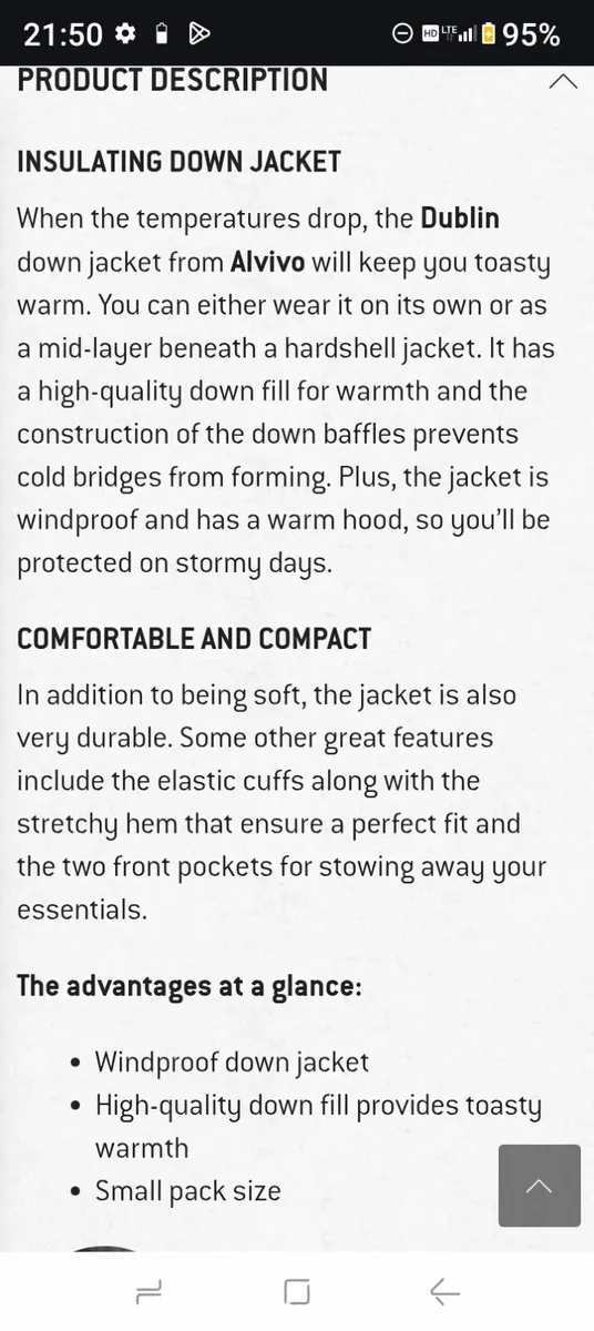 Brand new down jacket - Image 3