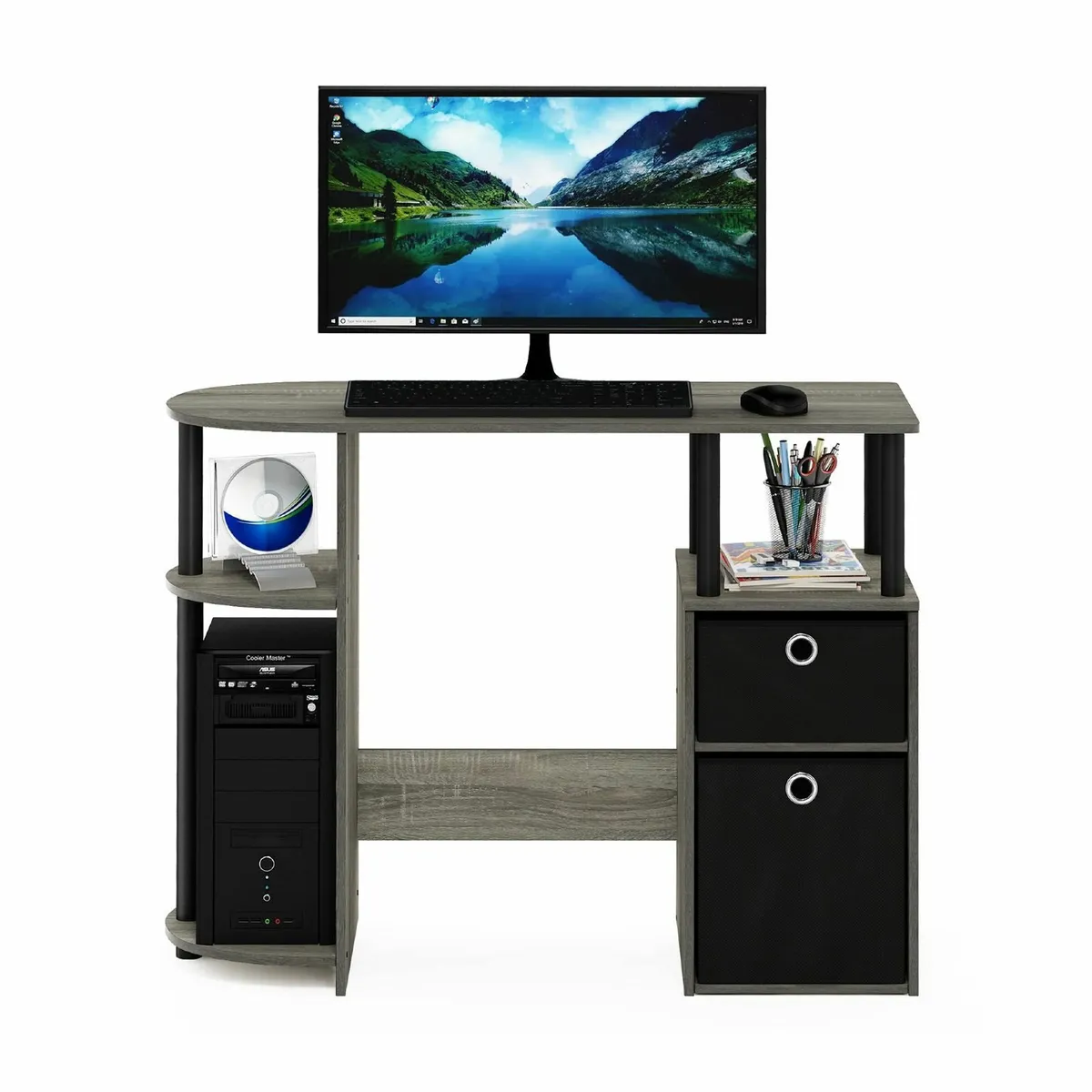 JAYA Simplistic Computer Study Desk with Bin - Image 4