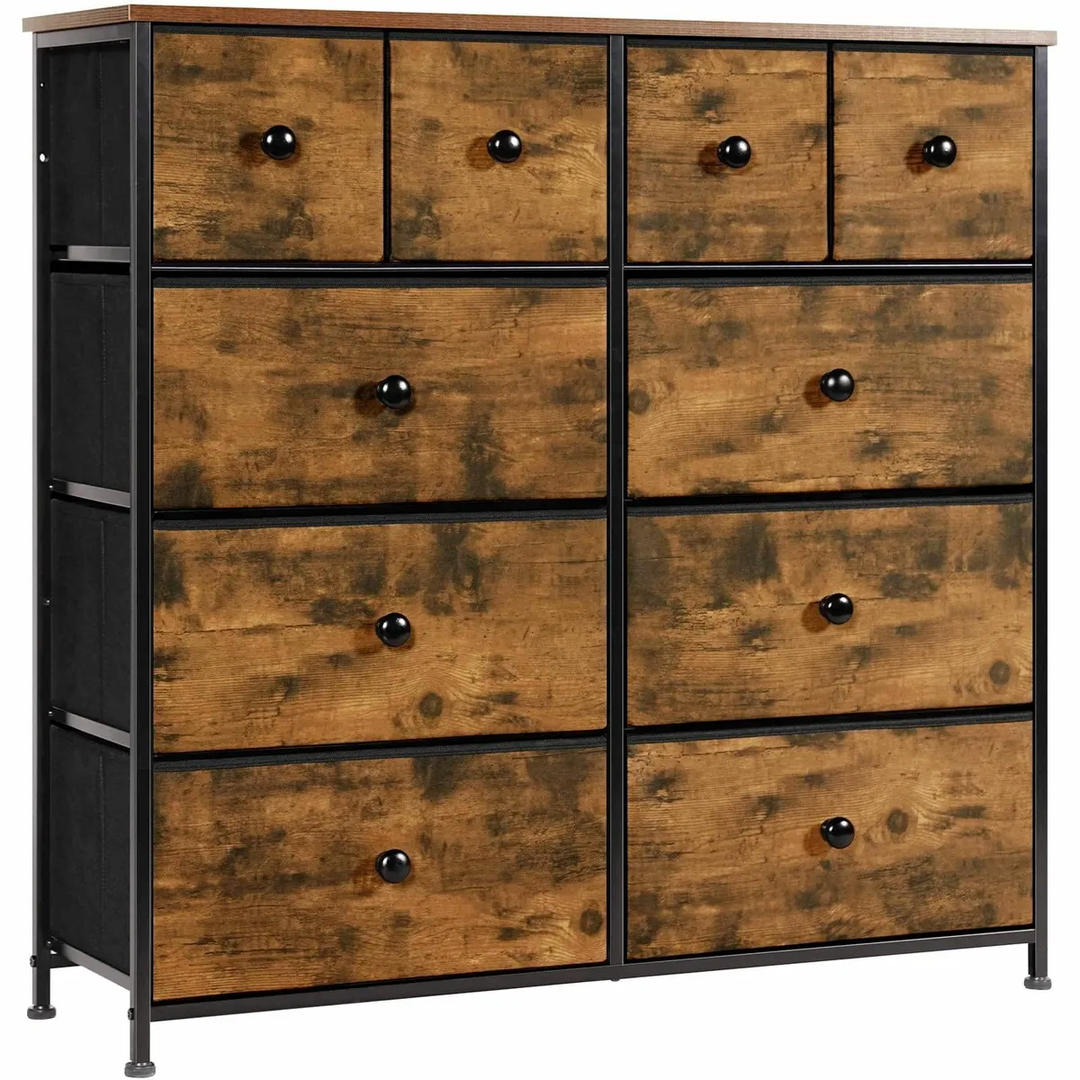 Chest of Drawers Bedroom Furniture with 10 Large - Image 1