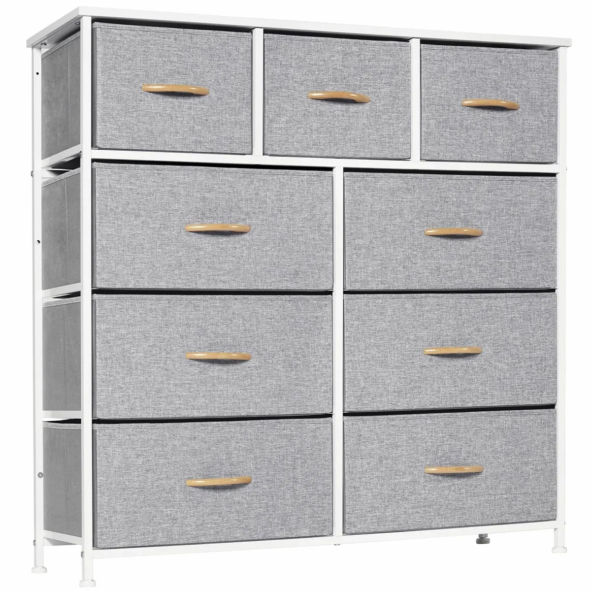 Chest of Drawer Bedroom 9 Drawers Dresser with - Image 1