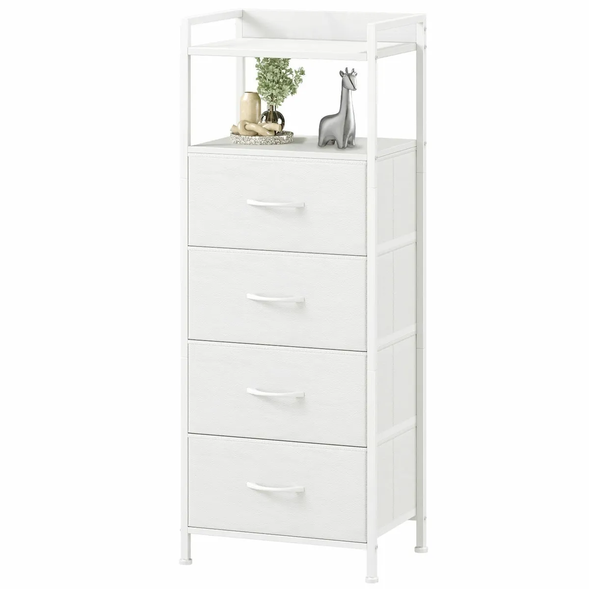 Tall Chest of Drawers for Bedroom with 4 Storage - Image 1