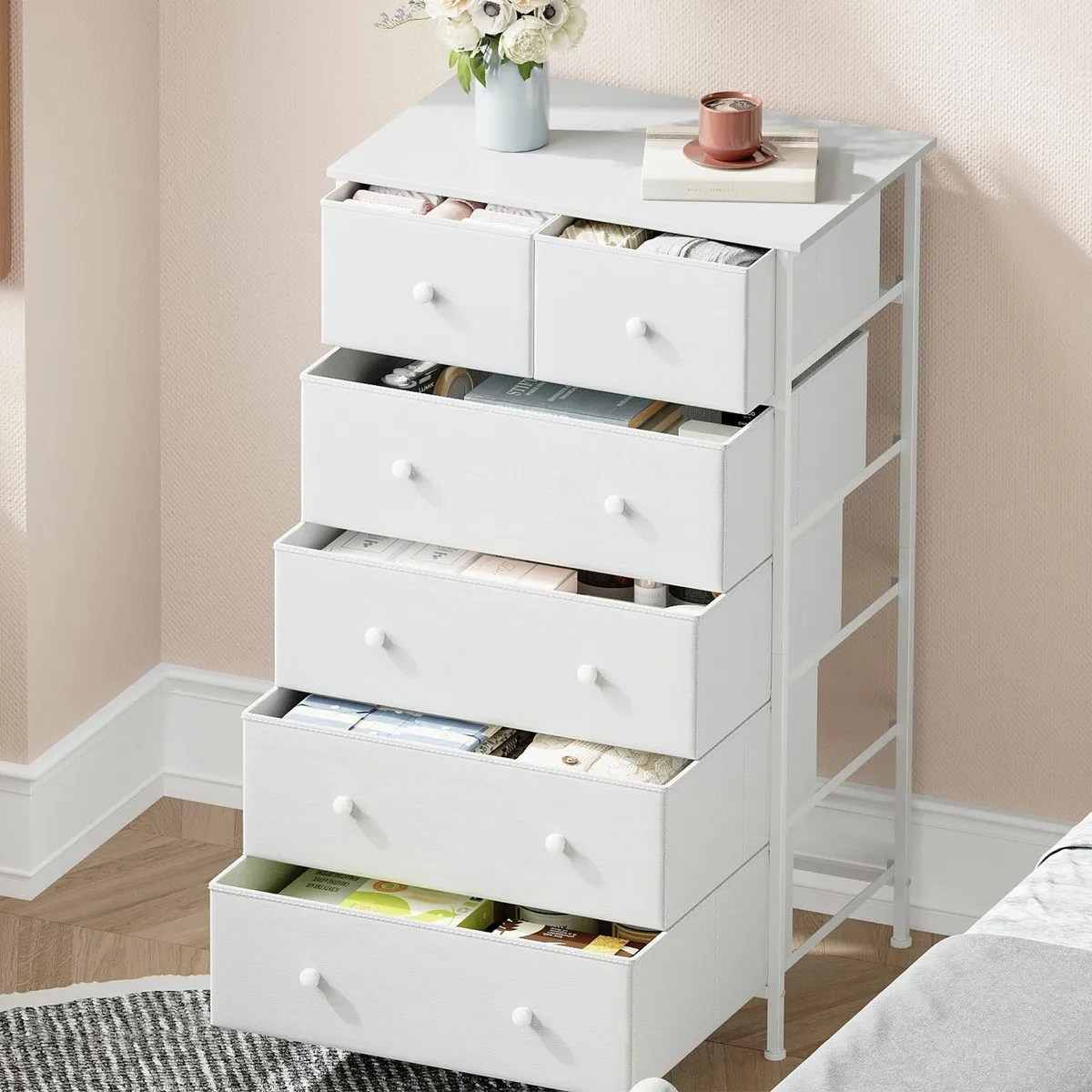 Chest of Drawers for Bedroom with 6 Storage - Image 2