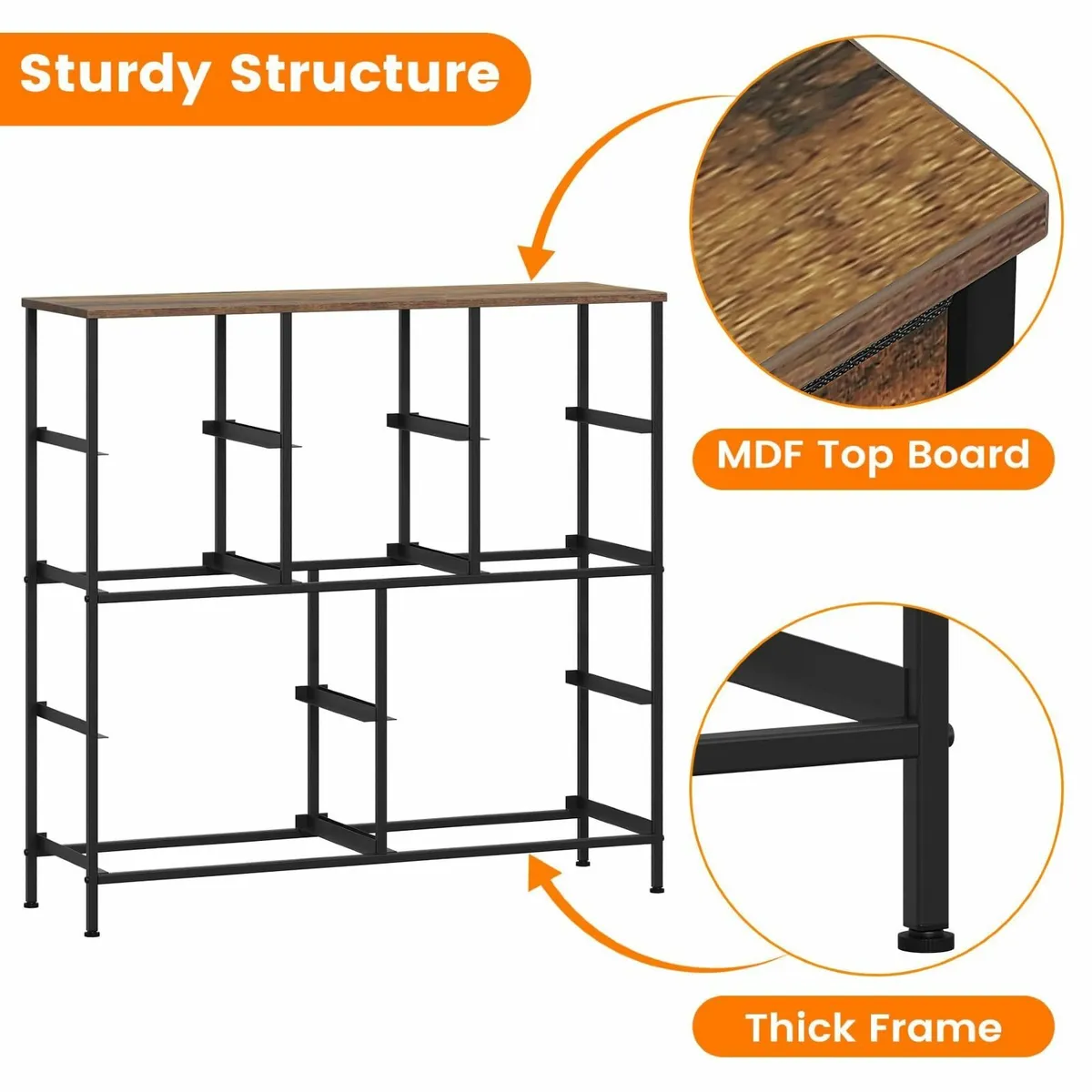 Chest of Drawers Bedroom Tall Dresser with 10 - Image 4