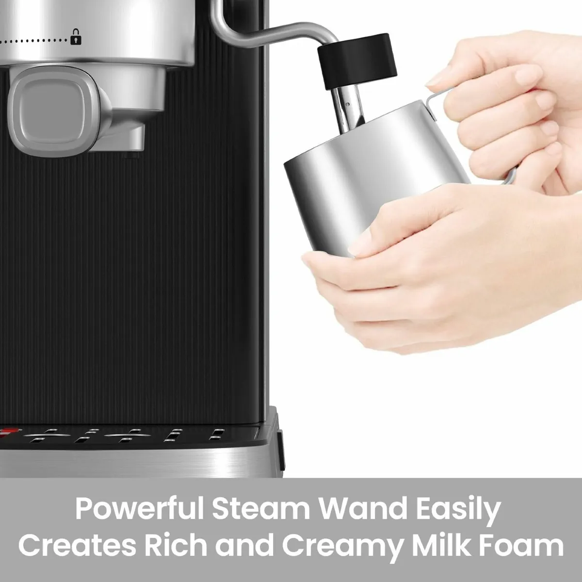 Espresso Machine Coffee with Steam Frother 20 Bar - Image 4