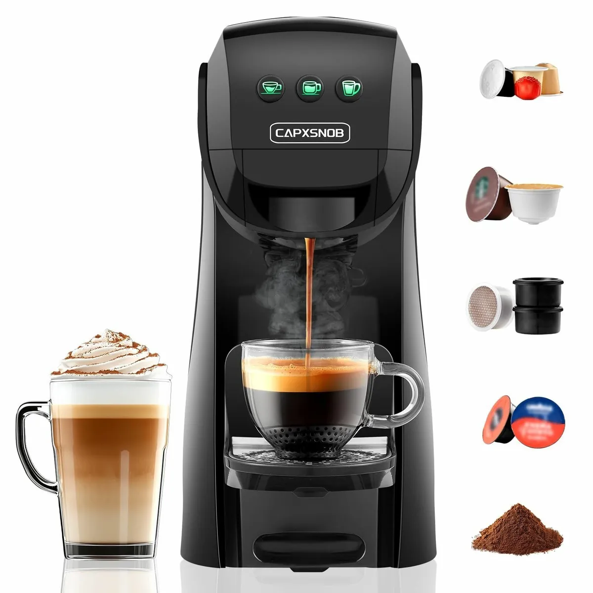 Warriors1 5 in 1 Pod Coffee Machines for Nespresso - Image 1