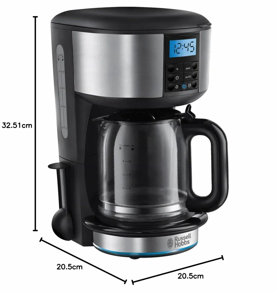 Buckingham Filter Coffee Machine 1.25L Carafe/10 - Image 3