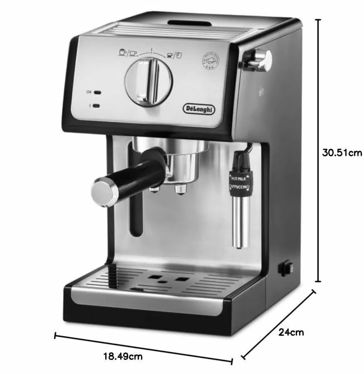 ECP35.31Traditional Barista Pump Espresso Machine - Image 2