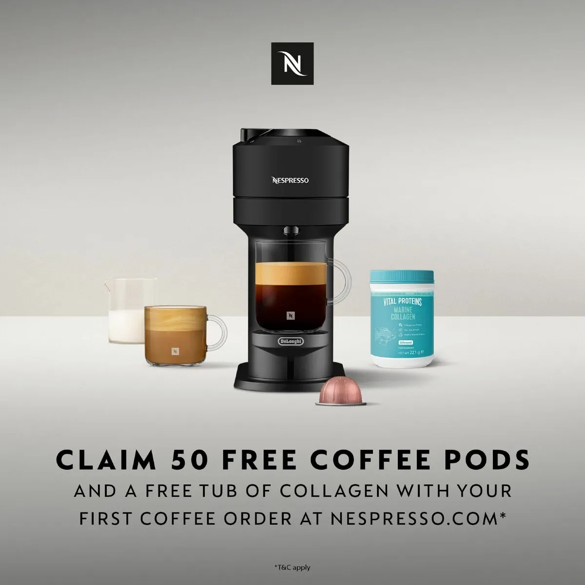 Vertuo Next Coffee Machine by De'Longhi with - Image 3