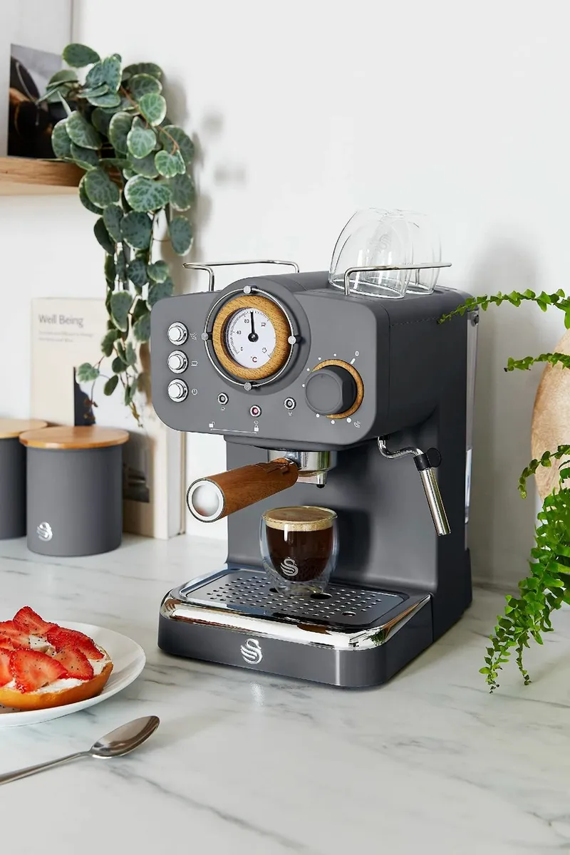 SK22110GRYN Nordic Espresso Coffee Machine with - Image 2