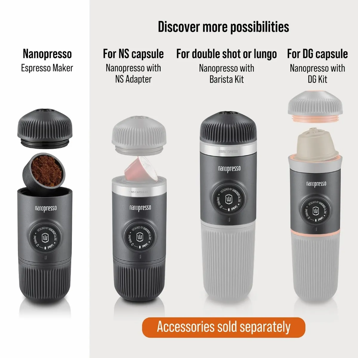 Nanopresso Portable Espresso Maker Bundled with - Image 3