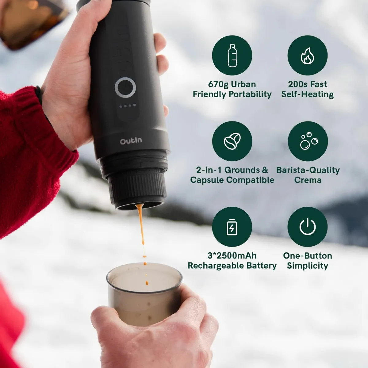 Nano Portable Electric Espresso Machine Travel - Image 3