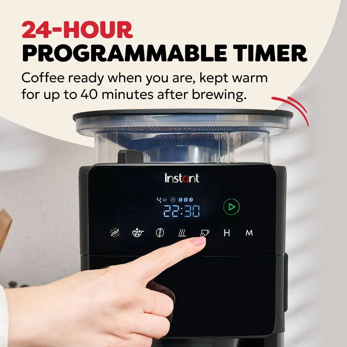 Instant Grind and Brew Bean to Cup Coffee Maker - Image 3