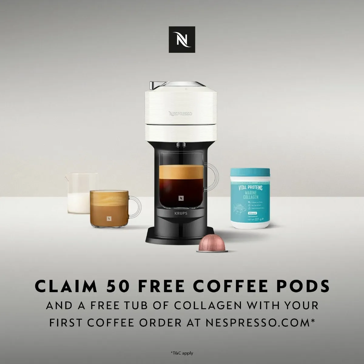 Vertuo Next Automatic Pod coffee machine for - Image 3