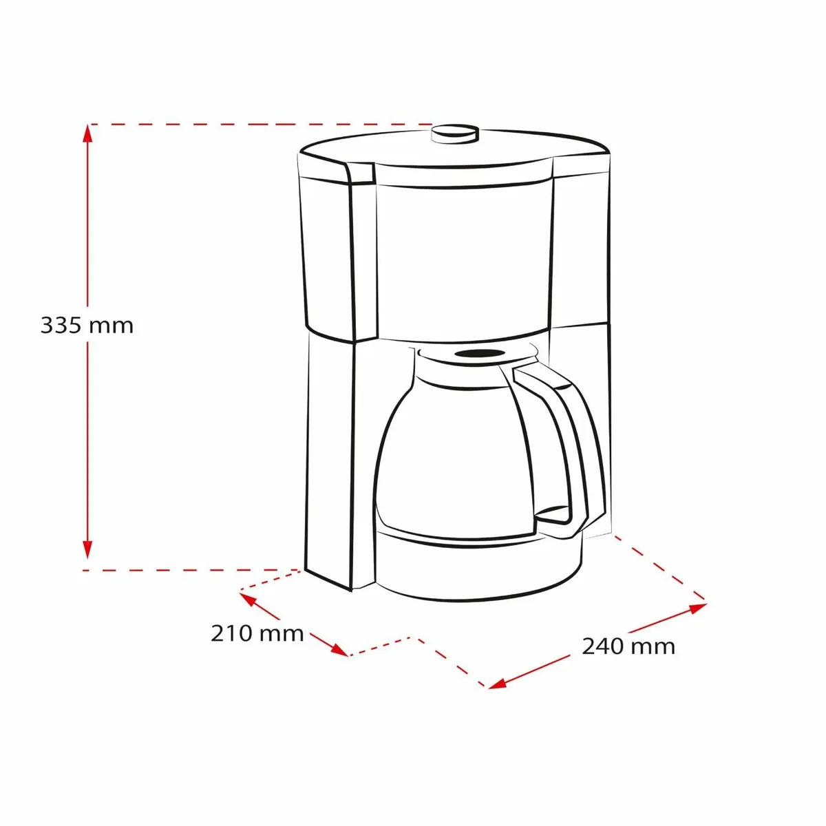 Filter Coffee Machine Look V Timer Model Stainless - Image 3