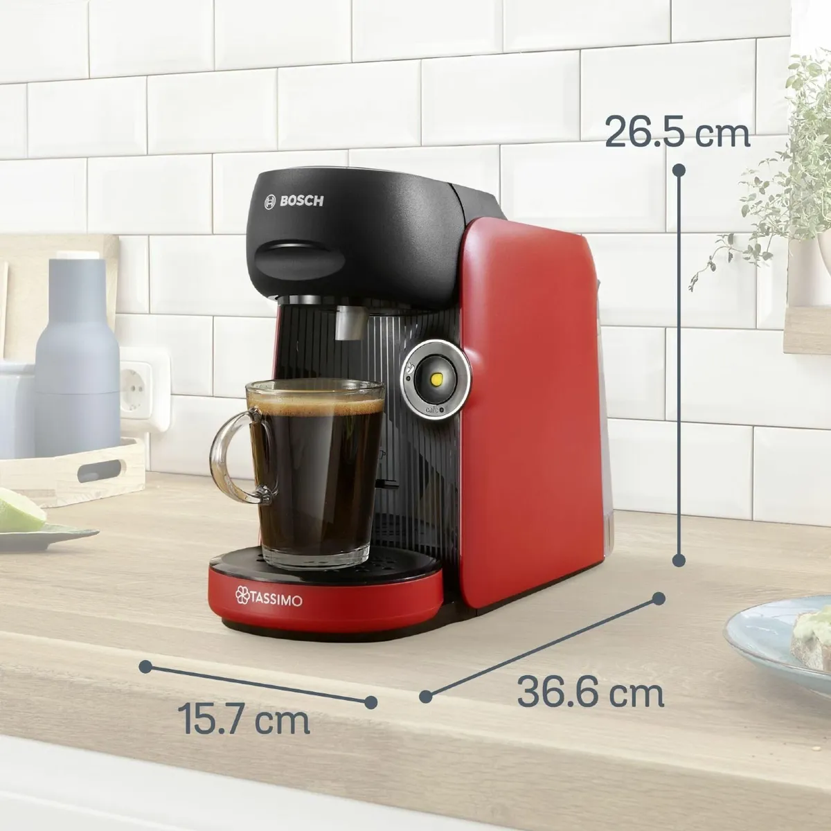 by Bosch FINESSE TAS16B3GB POD Coffee Machine - Image 3