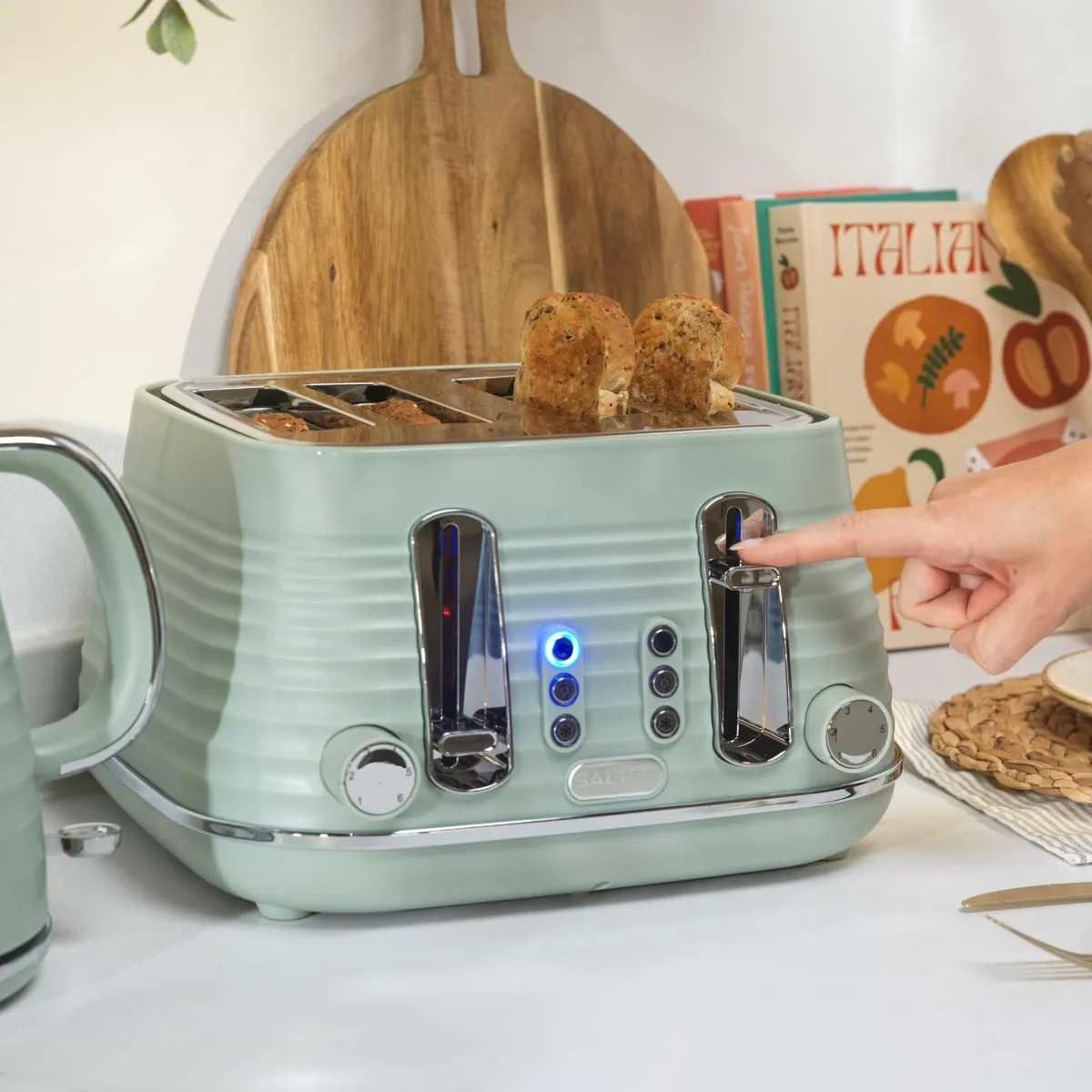 Ripple 4-Slice Toaster – Defrost Reheat Cancel - Image 4