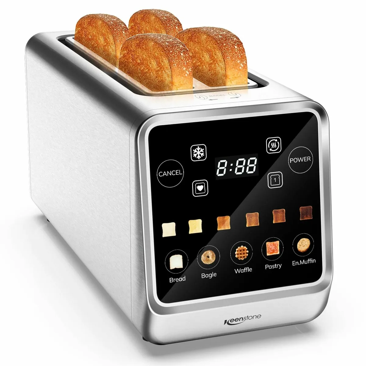 Toaster 4 Slice Digital Smart with TouchScreen - Image 1