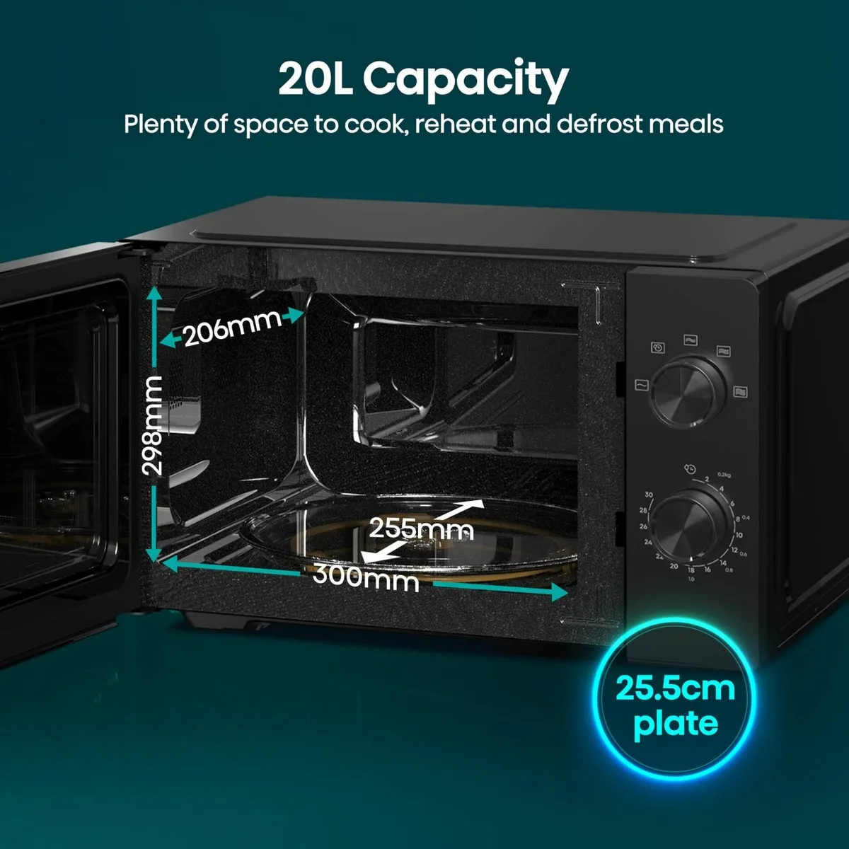 700 Watts 20 Litre Inverter Microwave Oven - Image 4