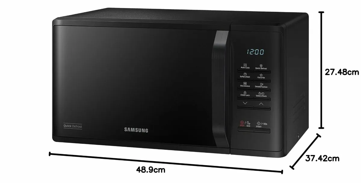 MS23K3513AK Solo Microwave 23 Litre Black - Image 3