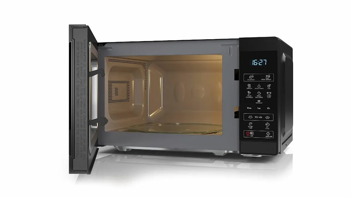 YC-MS02U-B Compact 20 Litre 800W Digital Microwave - Image 4
