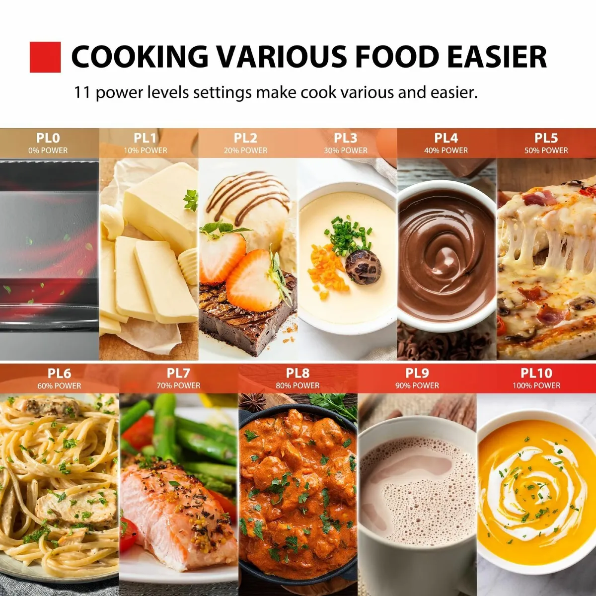 Black Mirror Microwave 20Liter 800W Digital Solo - Image 3