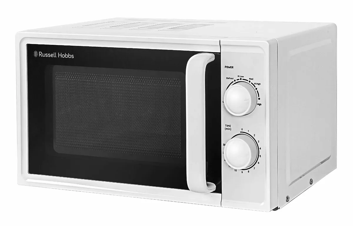 17L Small Microwave White Manual Textures 700W - Image 1