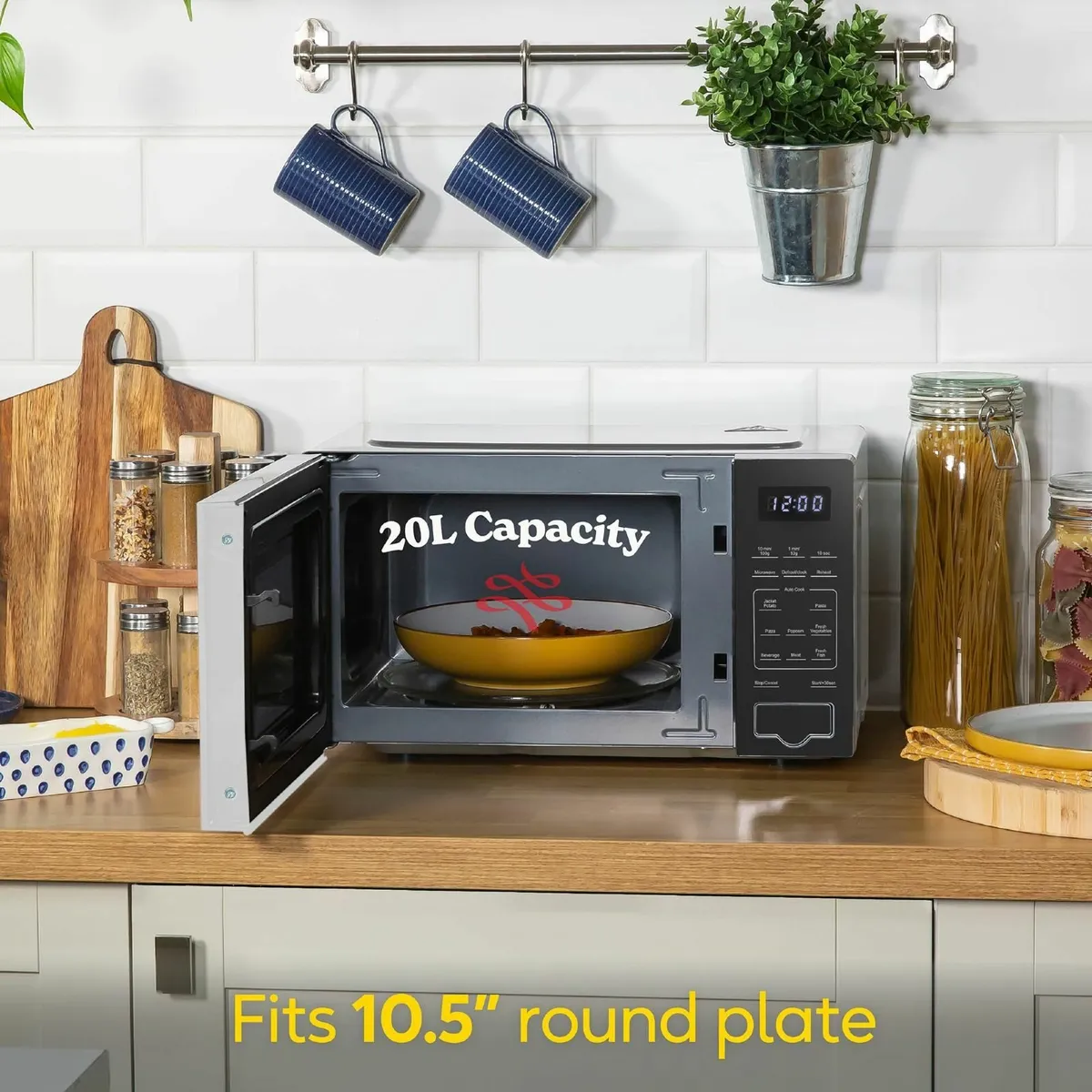 Touch Control Digital Solo Microwave 20L 800W in - Image 2