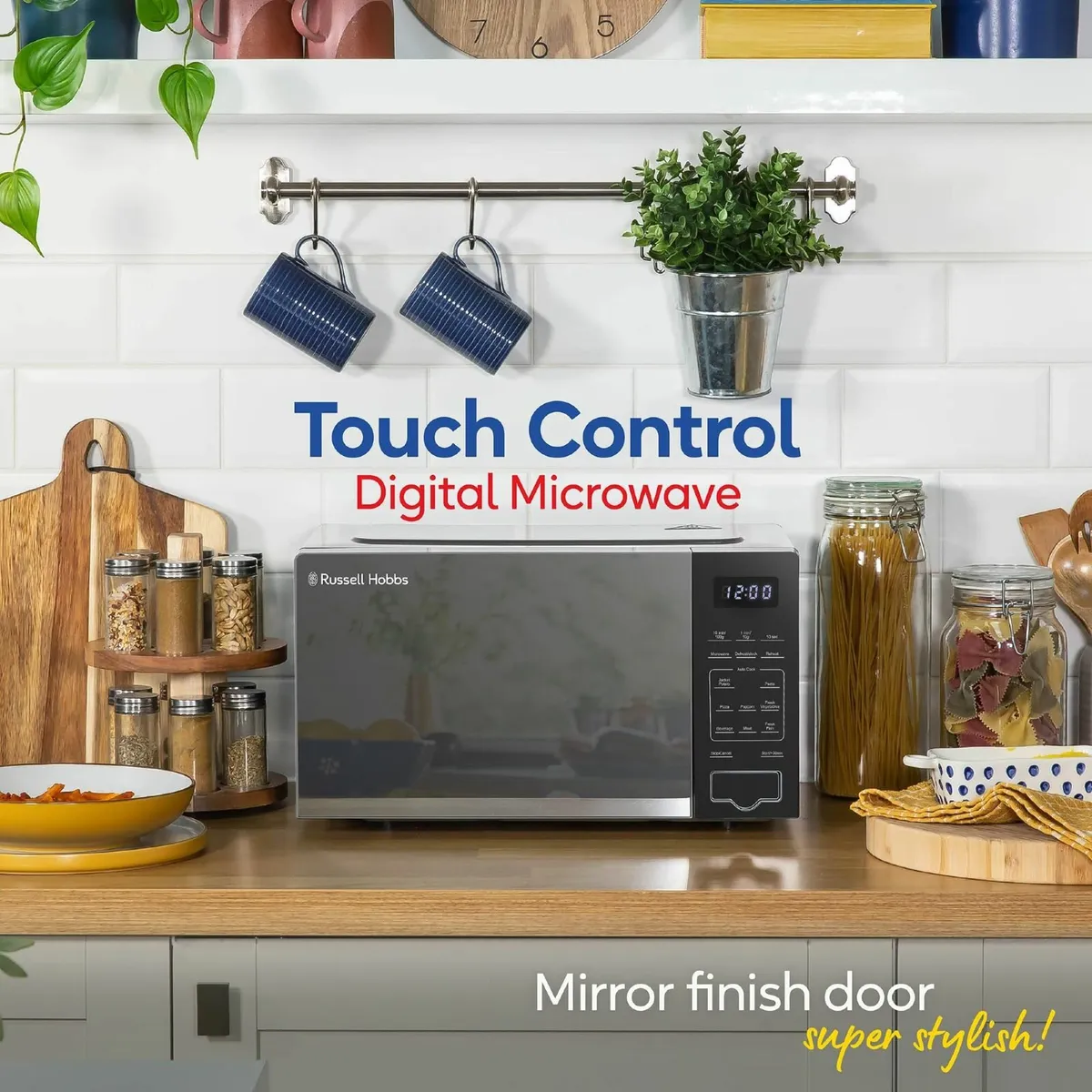 Touch Control Digital Solo Microwave 20L 800W in - Image 4