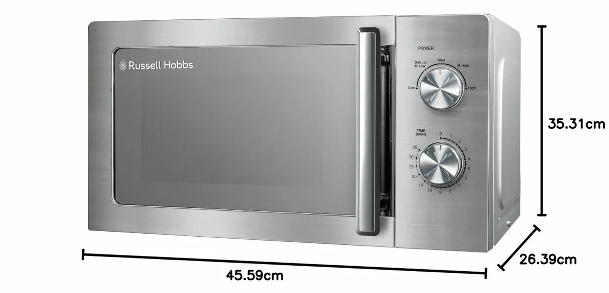 Stainless Steel Microwave 20 Litre 800W Solo - Image 3