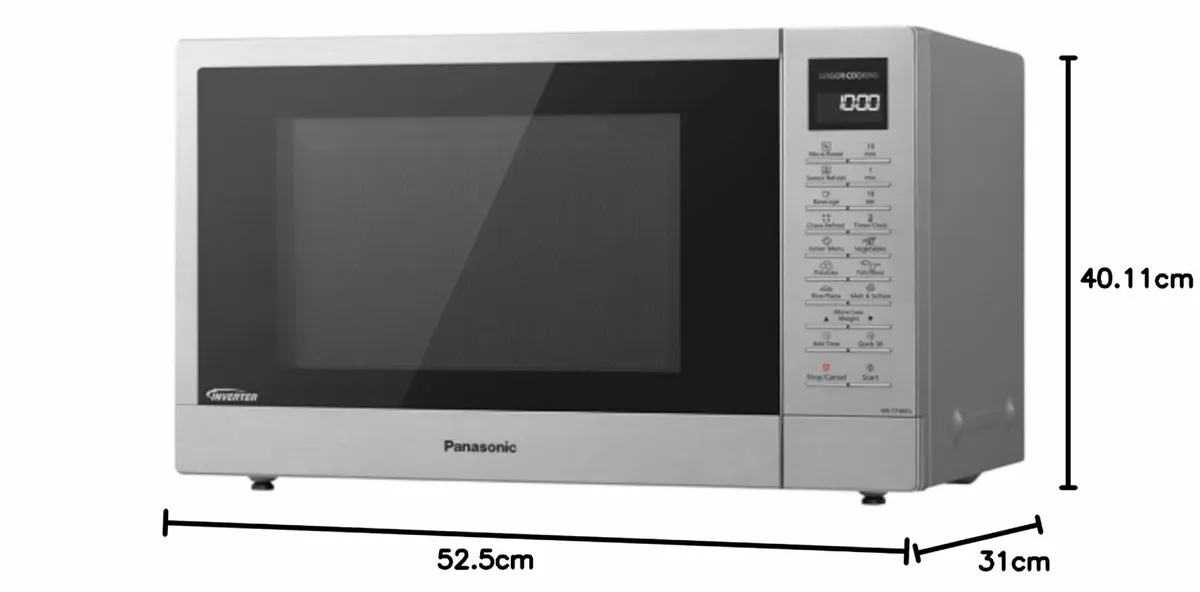 NN-ST48KSBPQ Inverter Microwave Oven with Glass - Image 3