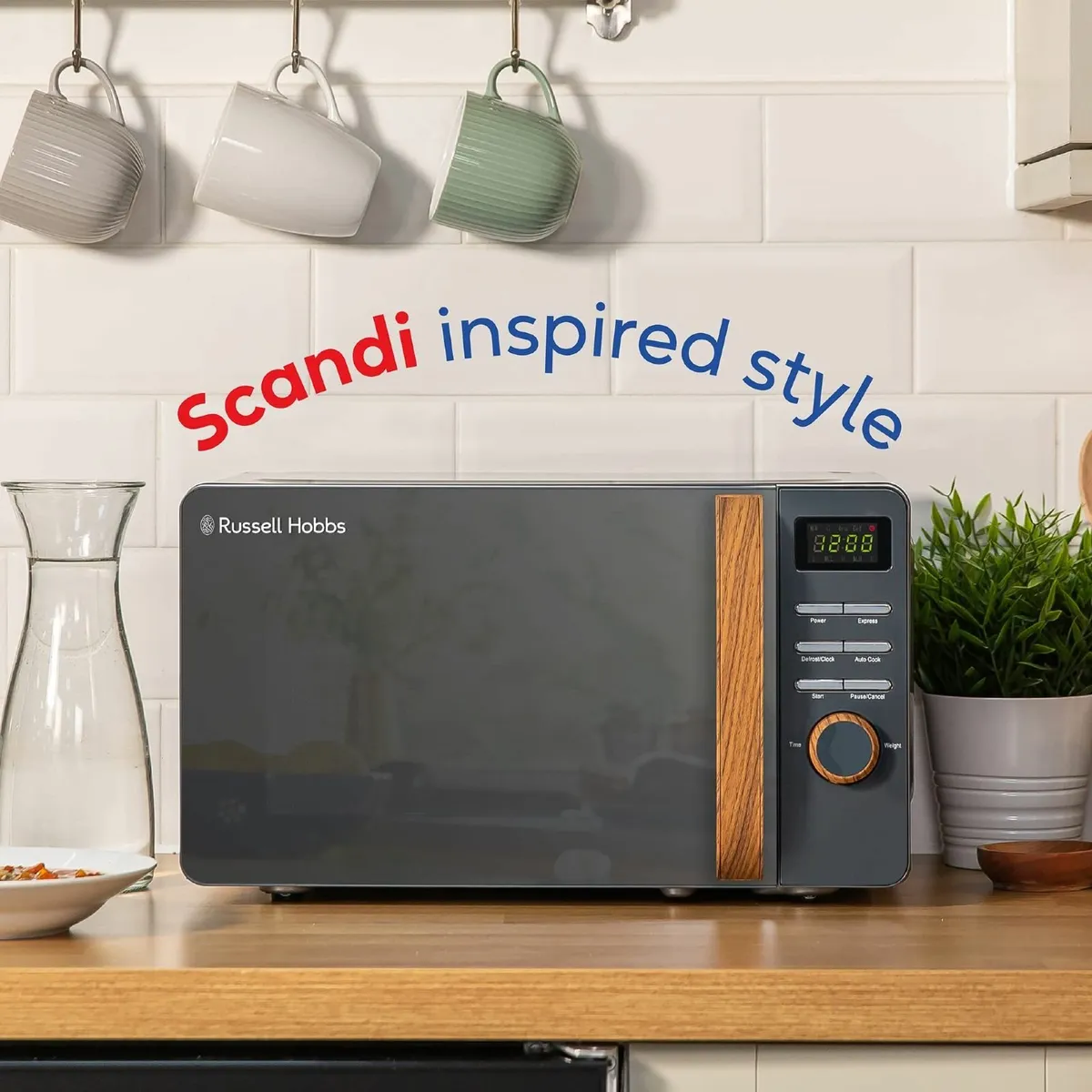 RHMD714G 17 L 700 W Scandi Grey Digital Microwave - Image 4