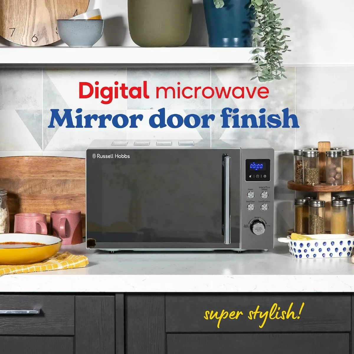 RHM2086SS-G Classic 17 Litre Digital Microwave - Image 4