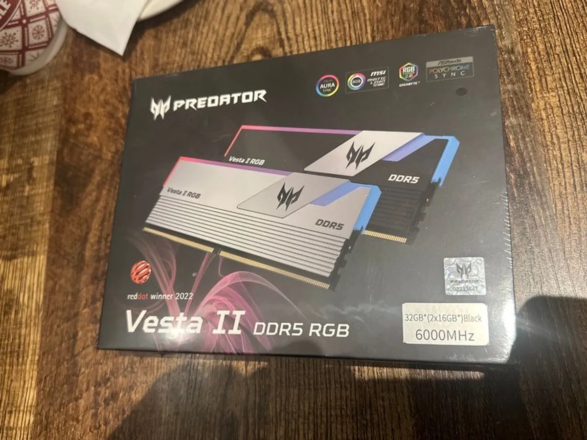 Predator Vesta II DDR5 RGB RAM (16x2 32GB) 6000mhz - Image 1
