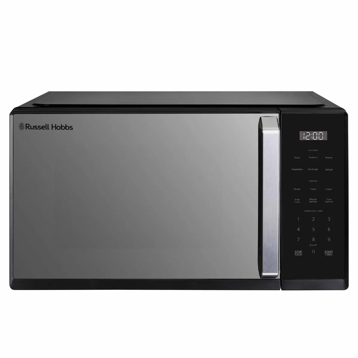 Digital Microwave in Black 900W Power 10 Levels 6 - Image 1