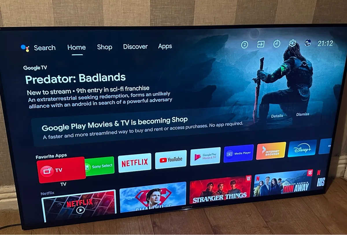 Sony 50inch 4k HDR Android Smart Tv - Image 1