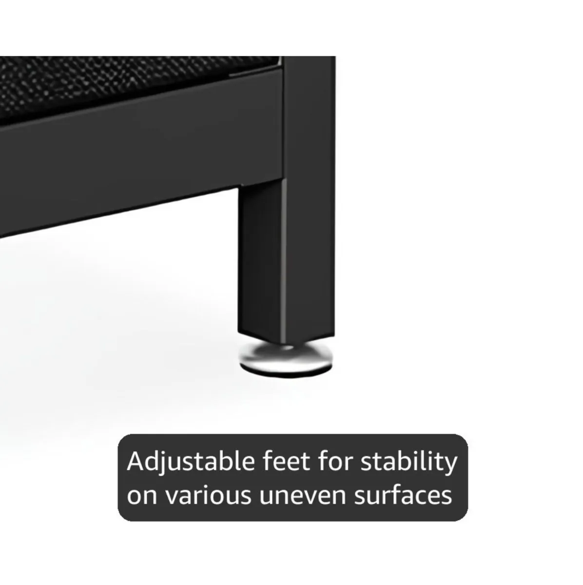 Black Chest of Drawers Bedroom, with LED Light - Image 2