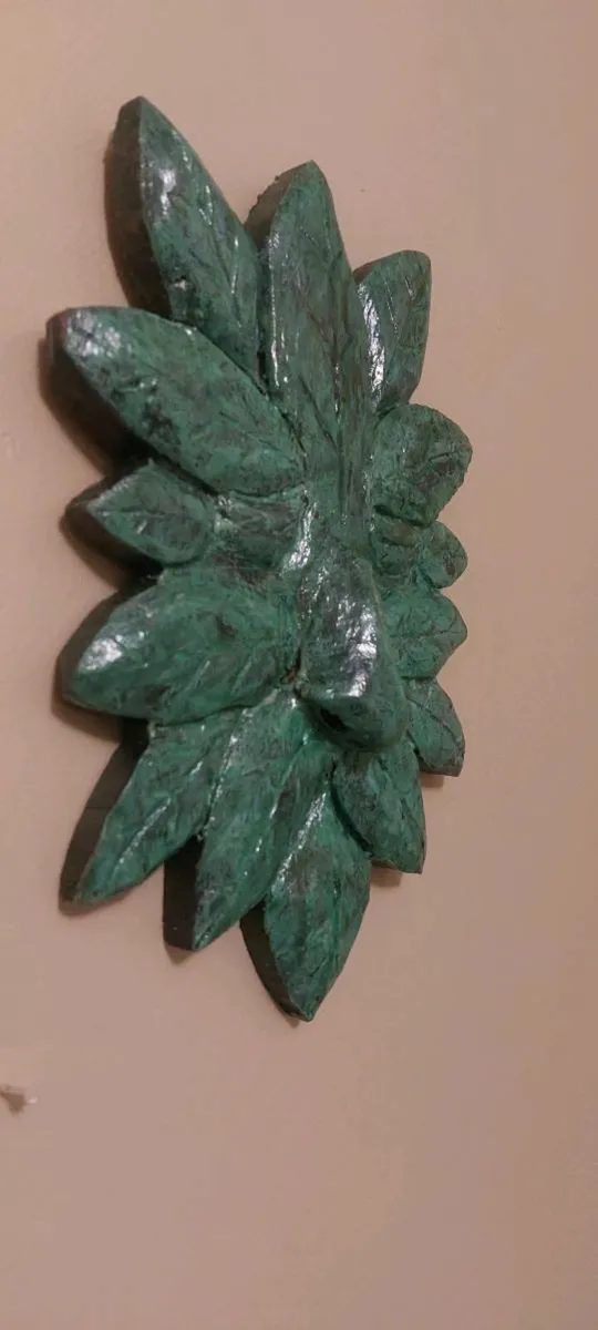 Hand carve green man wood spirt - Image 2