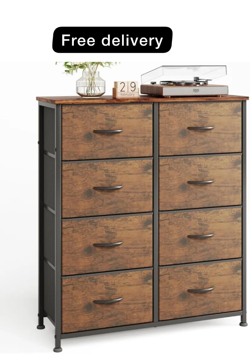 8 Drawers Chest of Drawers - Image 1