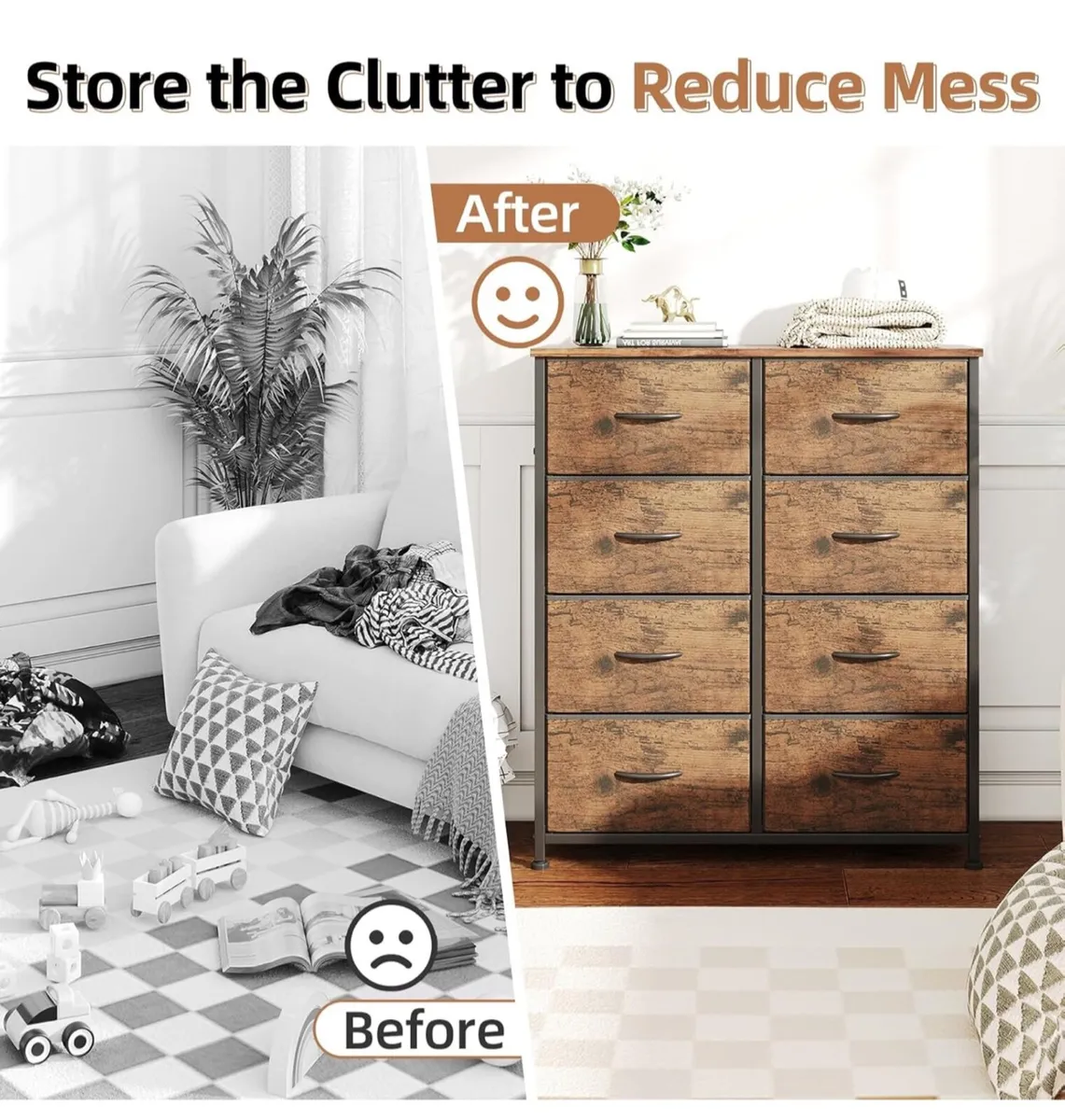 8 Drawers Chest of Drawers - Image 3