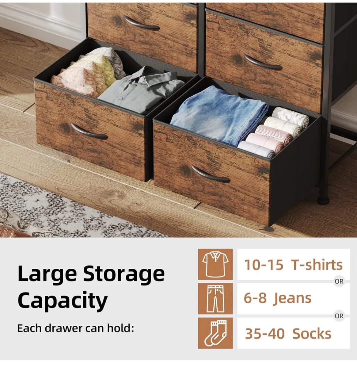 8 Drawers Chest of Drawers - Image 4