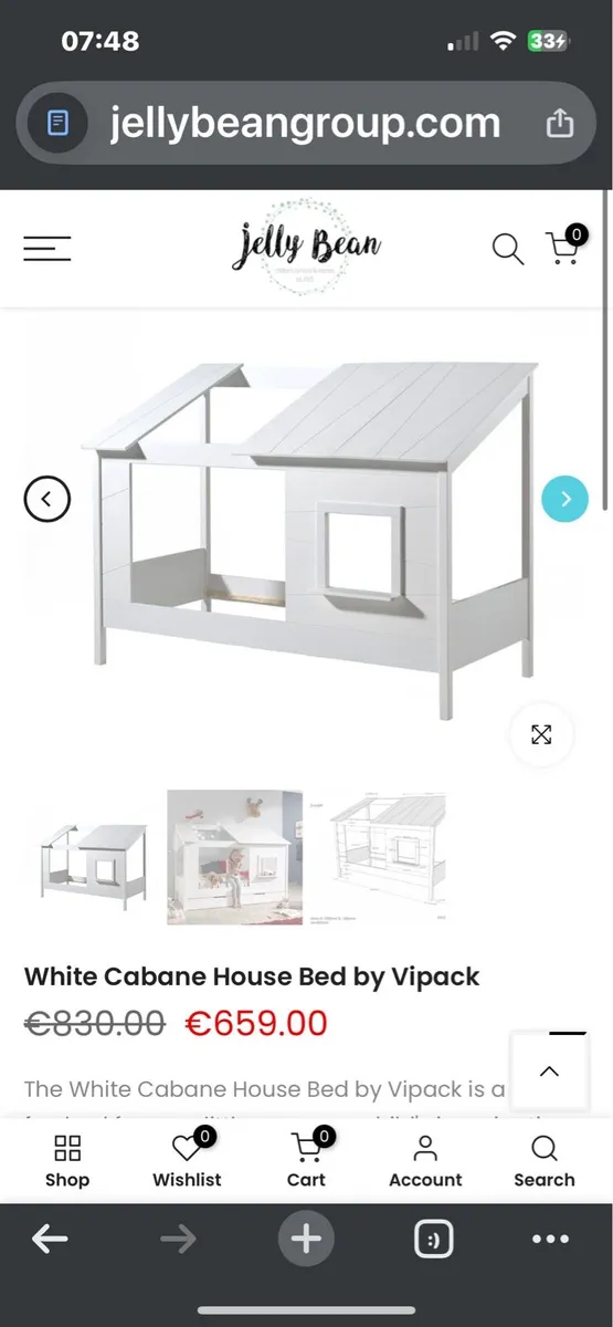 Kids House Bed Frame - Image 2