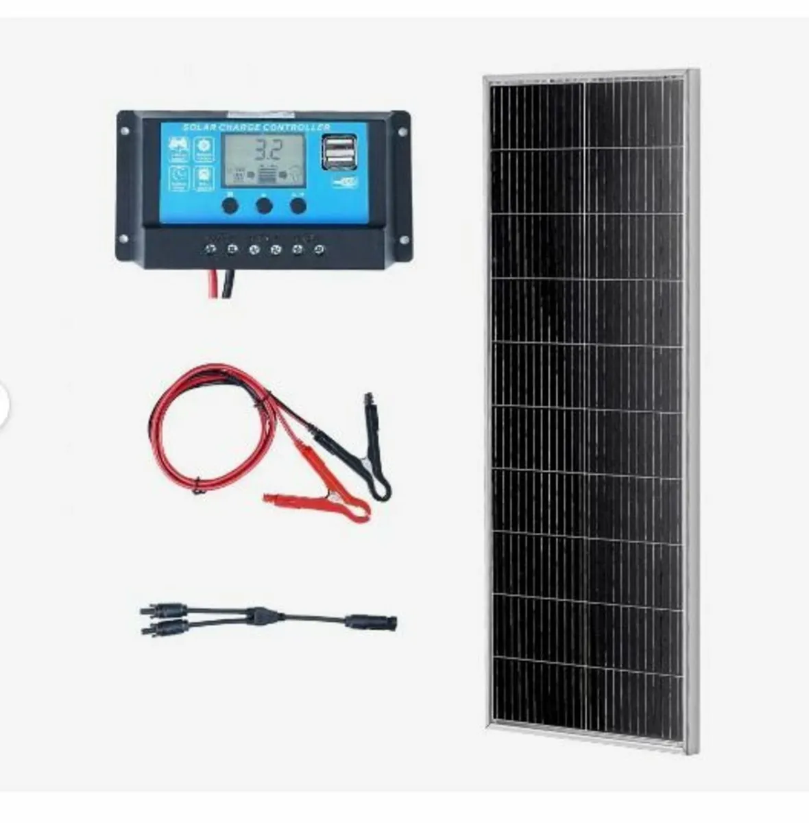 100W Monocrystalline Solar Panel Kit - Image 1