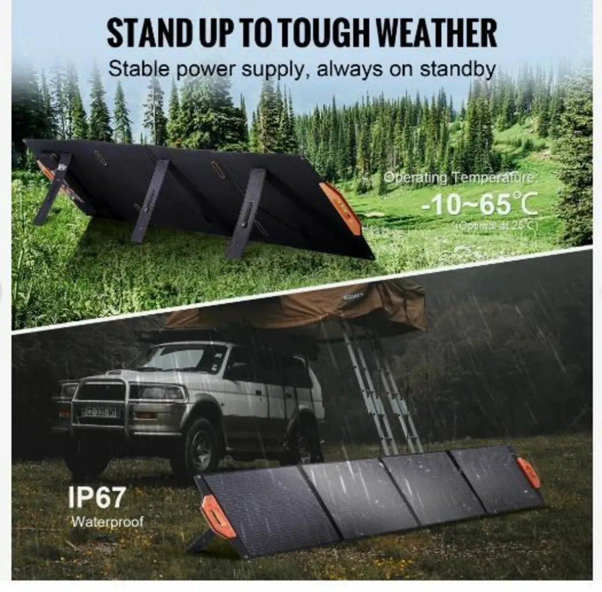 Portable Monocrystalline Solar Panel, 200W - Image 4