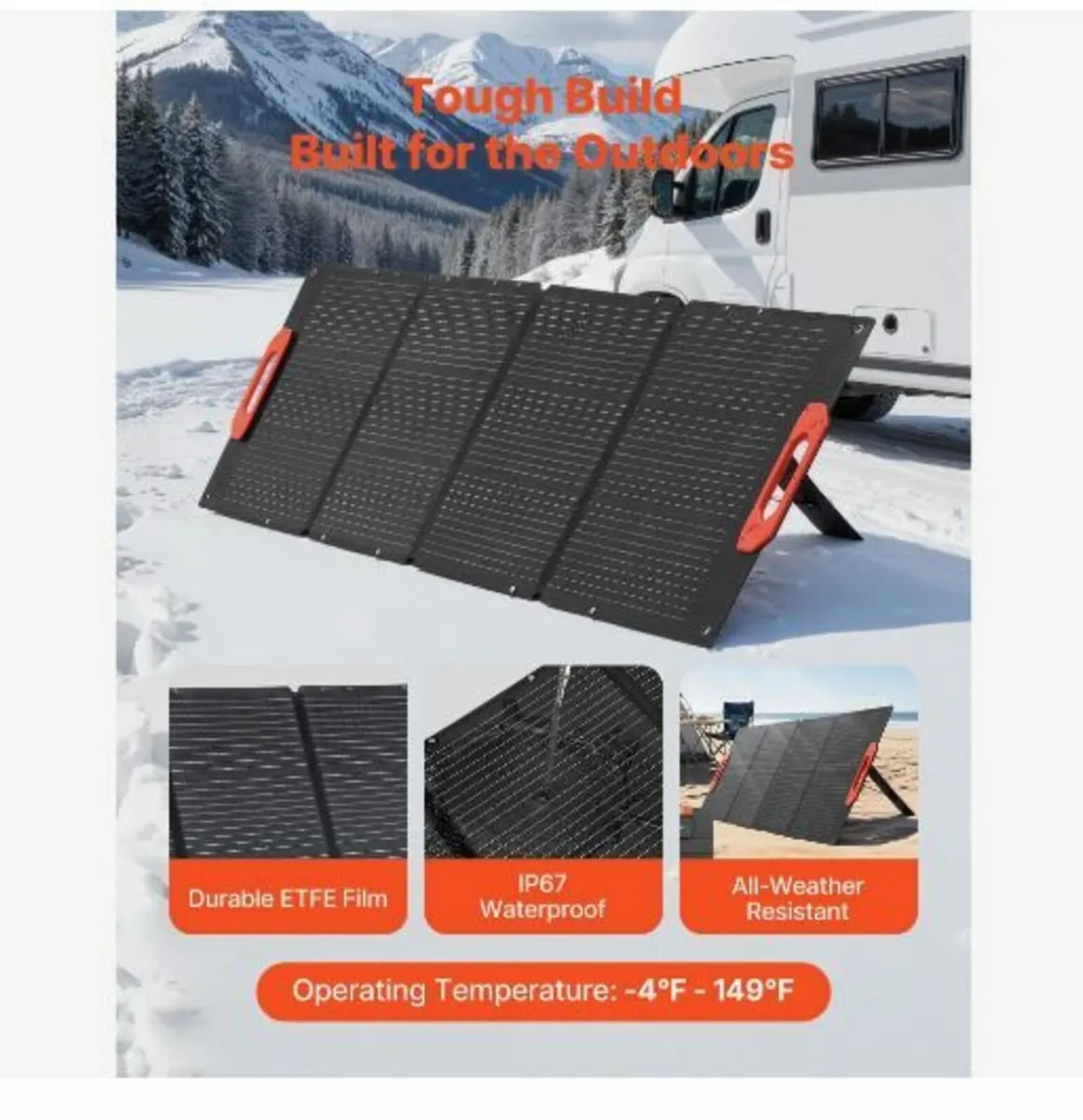 150W Foldable Monocrystalline Solar Panel - Image 4